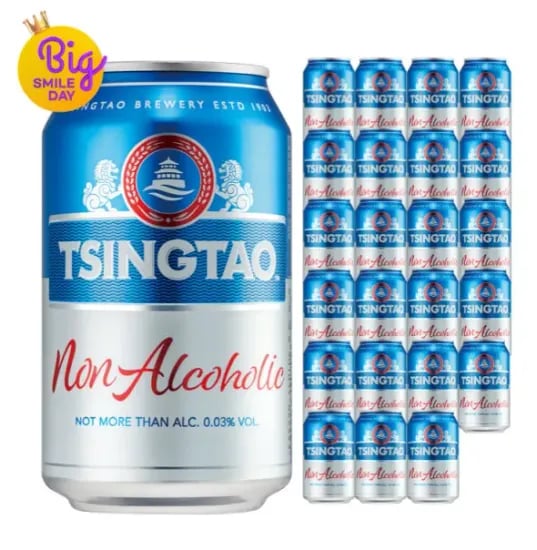 칭따오 0.0 논알콜릭 맥주 330ml 24캔