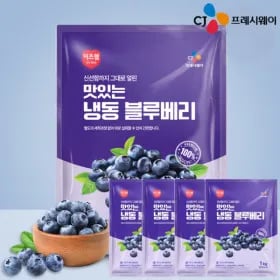 CJ 이츠웰 냉동 블루베리 1kg 4개