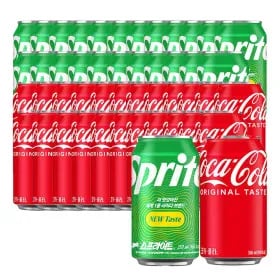 코카콜라 스프라이트 350ml 48캔 각 24캔