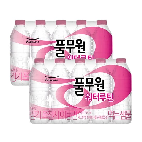 풀무원 워터루틴 생수 500ml 40병