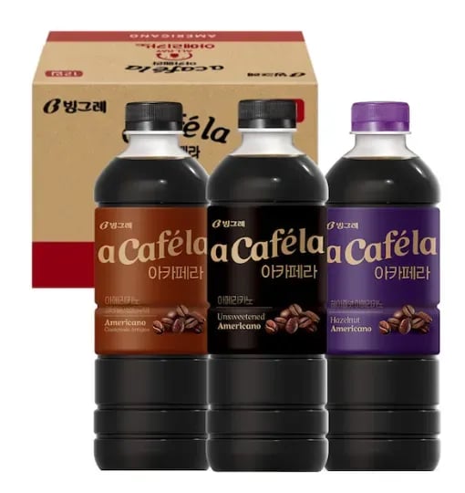 빙그레 아카페라 3종 1L 12입