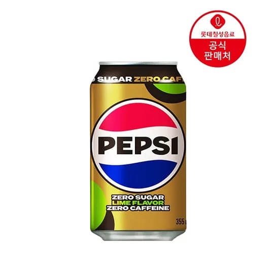 펩시 제로 슈거 라임 제로 카페인 355ml 48캔