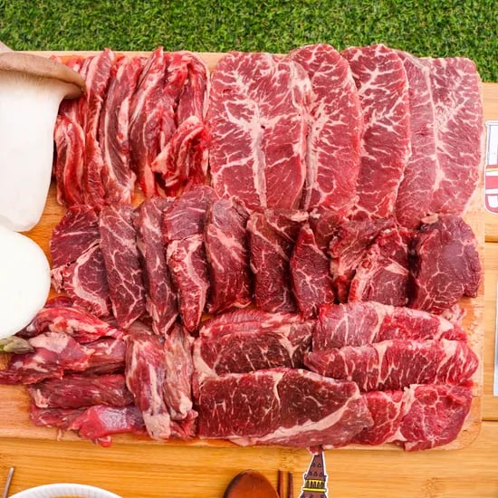 배터지는 소고기 냉동 모듬세트 1.6kg (토시 안창 부채 우삼겹)