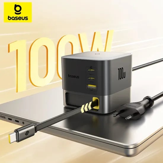 베이스어스 100W 4IN1 GaN6 고속충전기