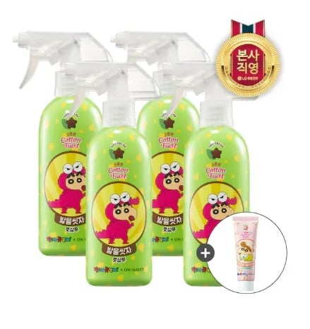 발을씻자 풋샴푸 짱구초코민트 385ml x 4 + 풋밤크림 55ml