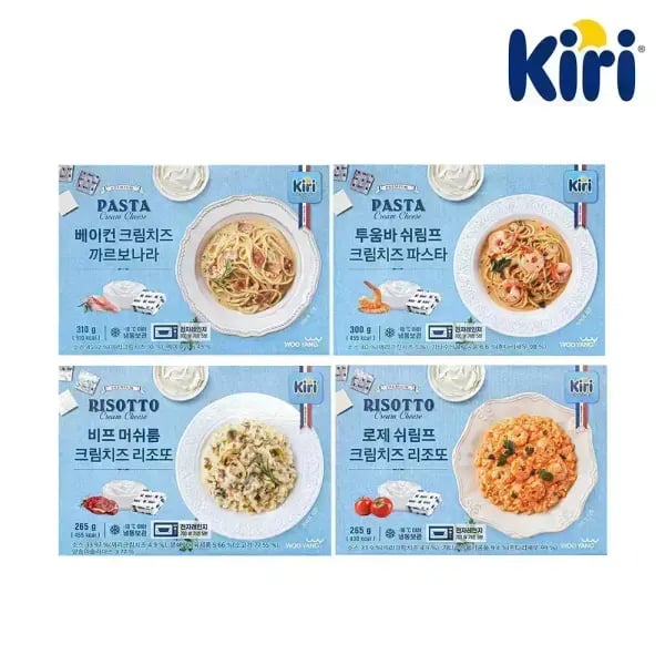 끼리 크림치즈 파스타&리조또 4팩