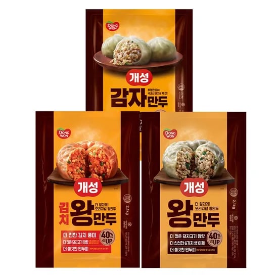 개성왕만두 4.2kg (김치왕/감자) 외 다양