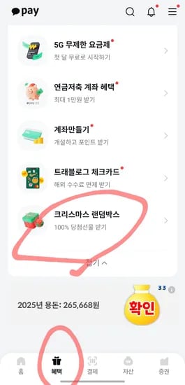 크리스마스 랜덤박스