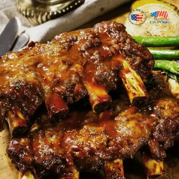 쟌슨빌 자이언트 폭립 500g+500g 칠리 갈비