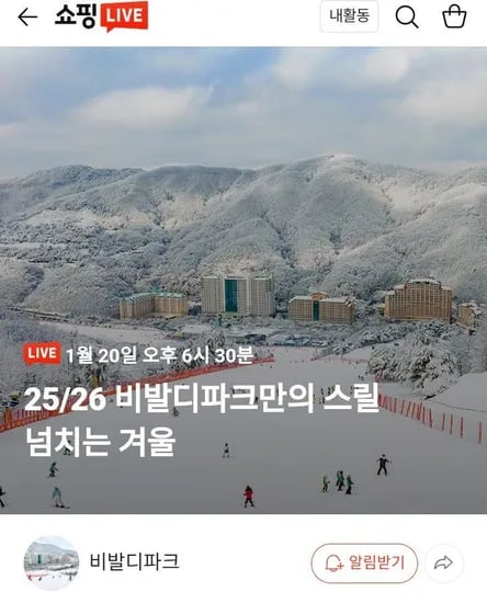 비발디파크 리프트권 25~26시즌