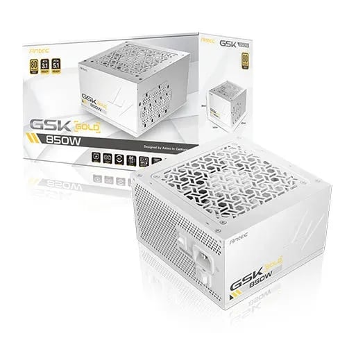 Antec GSK 850W WHITE 80PLUS GOLD 풀 모듈러 ATX 3.1 (PCIE5.1) (119,000원/3,000원)
