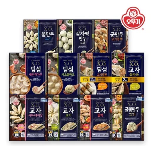 XO만두 11종 4봉+4봉 골라담기(고기/김치/군만두/굴림만두/물만두/딤섬/동파육) (24,124원/무료)