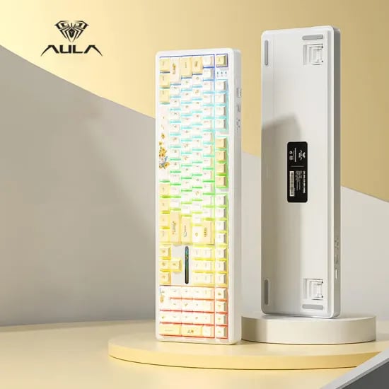 Aula 독거미 F108 유무선 기계식 키보드 (저소음 솜사탕축) (39,990원/무료)
