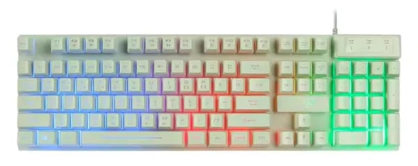 지클릭커 레인보우 LED 104키 멤브레인 유선 키보드 (9,552원/무료)