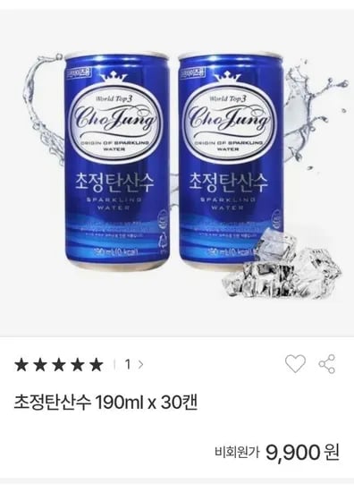 일화 초정탄산수 190ml 외 30캔