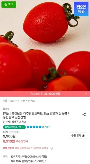 로얄 대추방울토마토 2kg 외 다양