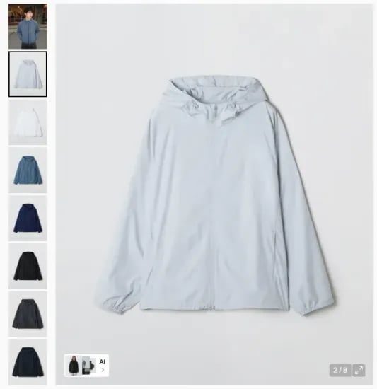 SPAO 라이트 패커블 윈드브레이커