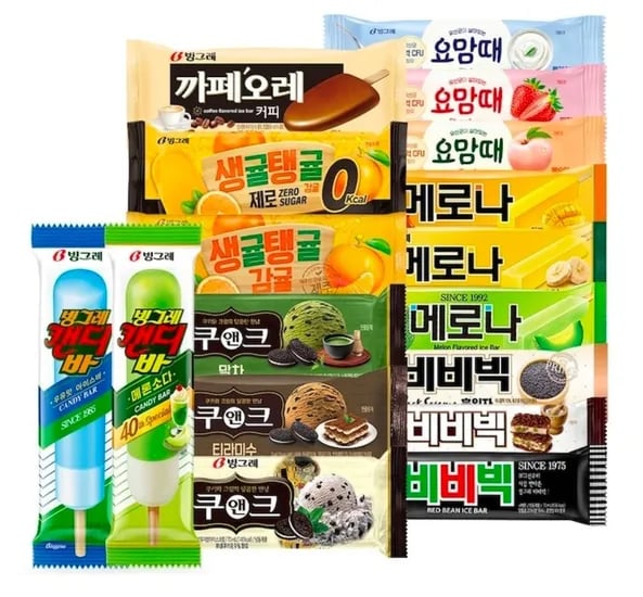빙그레 바 아이스크림 20개 + 20개 골라담기 20개 + 20개