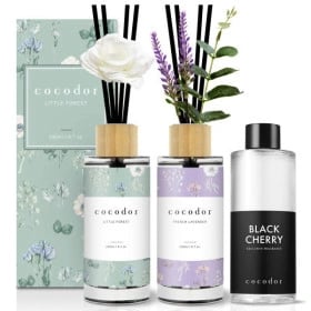 코코도르 그린라벨 디퓨저 200ml X 2개 + 리필액 200ml + 꽃스틱 3P (10,880원 /무배)