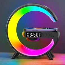CNTCSM 고속 무선충전 무드등 감성 스마트 led 시계조명 블루투스스피커 (8,770원 / 무료)