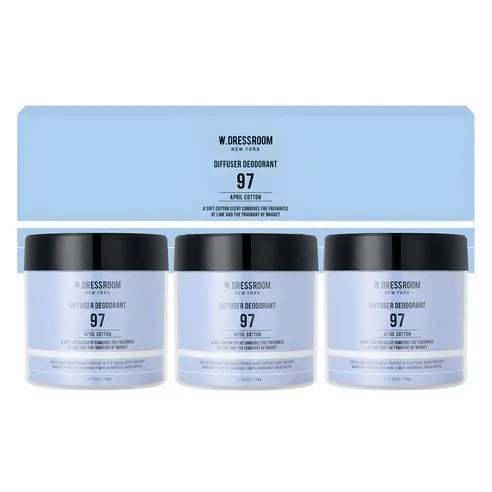 더블유드레스룸 No97 에이프릴 코튼 드레스&amp;리빙 디퓨저 탈취제 본품, 110g, 3개 (10,830원) (무료)