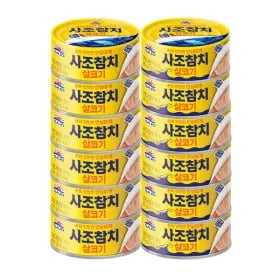 지마켓) 살코기참치 12입(100gx6 + 85gx6) 18000원/3만이상무배