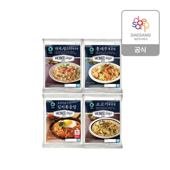 호밍스 볶음밥 3종 (소고기/대게/통새우) 15개 골라담기 (31070/무료)