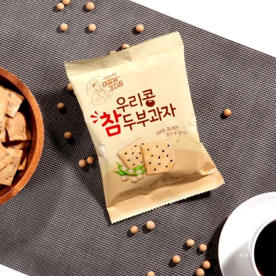 밀가루부터 국내산 ,우리콩 참 두부과자, 50g 5+5봉지, 이장님과자점 (11900/무료)