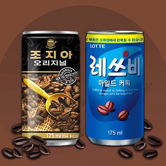 캔커피 레쓰비 업소용 조지아 커피 175ml 각10개 20캔세트 캔음료 음료수  (9900/무료)