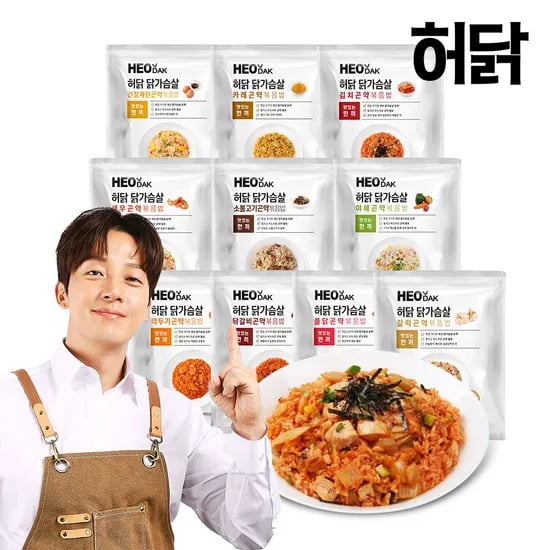 허닭 닭가슴살 곤약볶음밥 250g 10종 10팩 외 56종 (22900/무료)