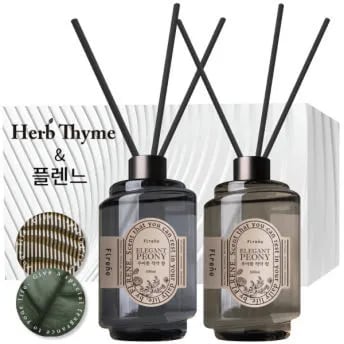 플렌느 대용량 트위스트 실내디퓨저 500ml 2입 블랙체리 화장실 인테리어 (18700/무료)