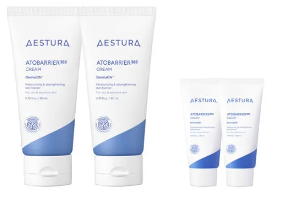 지마켓) 아토베리어365 크림80ml 2개 +60ml 추가 증정 + 톤업 선크림 10ml (46200원/무료)