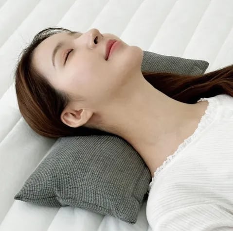 집앤콕 경추베개 메밀 낮잠 일자목 거북목 베개