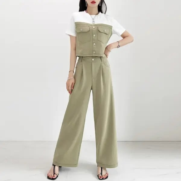금찌 하퍼 티셔츠 팬츠 세트 ST7592S