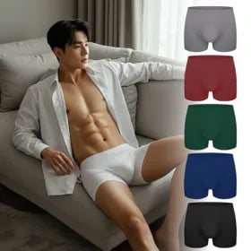 이너쉴드 스킨 심리스 남성 드로즈 팬티 5매 세트
