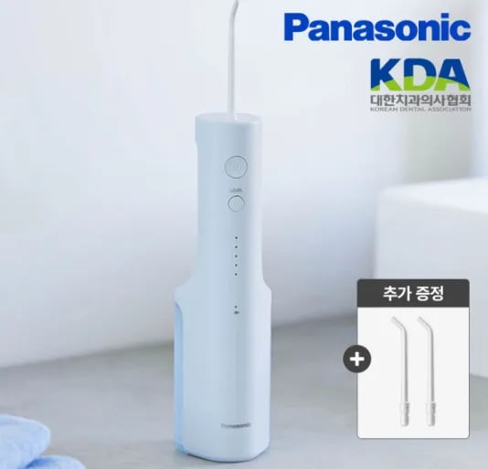 파나소닉 휴대용 무선 구강세정기 EW-DJ26 노즐2P