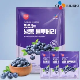 지마켓）(신선집중) 이츠웰 맛있는 냉동 블루베리 1kgx3개 외 4개/5개 옵션선택 24,300원（무배