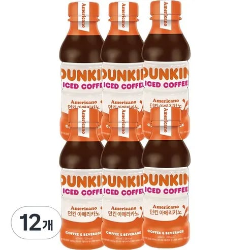 던킨 아메리카노 400ml 12개