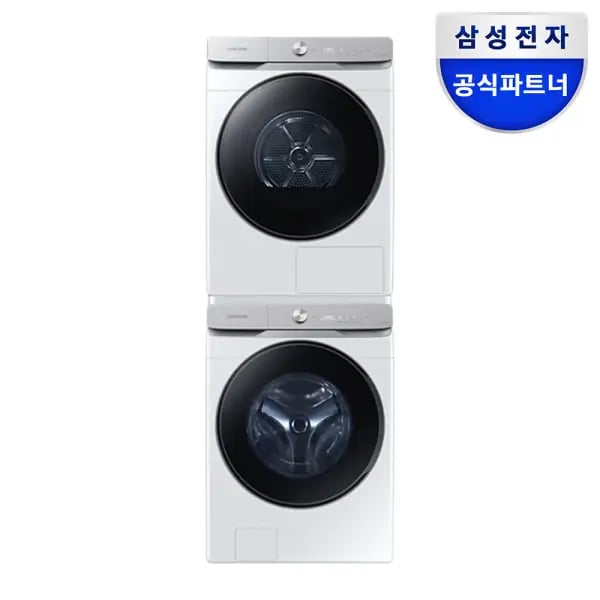 삼성 AI 세탁기건조기 세트 21kg+21kg 화이트/블랙 외 다양
