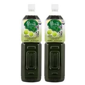 참다음 매실 농축액 엑기스 청 음료 베이스 1.5L 2개