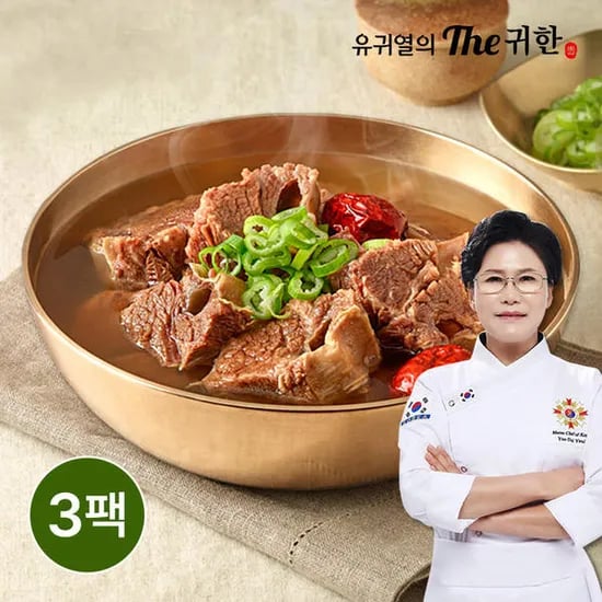 유귀열의 The귀한 뼈없는 진갈비탕 600g x 3팩