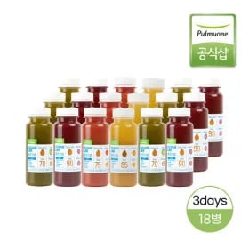 풀무원 클렌즈주스 3days 퀵 프로그램 190ml x 18병