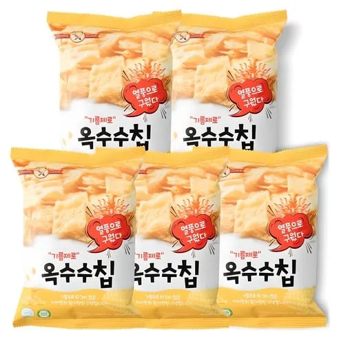 기름제로 옥수수칩 과자 60g 5개 8,840원