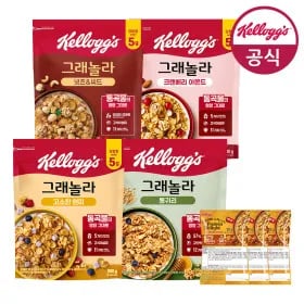 켈로그 그래놀라 시리얼 500g 4종 외 다양 3팩 카라멜피칸 150g