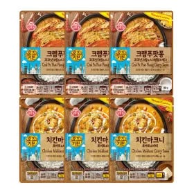 오즈키친 크랩푸팟퐁 180g 3개 오즈키친 치킨마크니 180g 3개