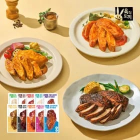 육식토끼 닭가슴살 소스닭 30팩 (15팩 + 15팩 2종 선택)