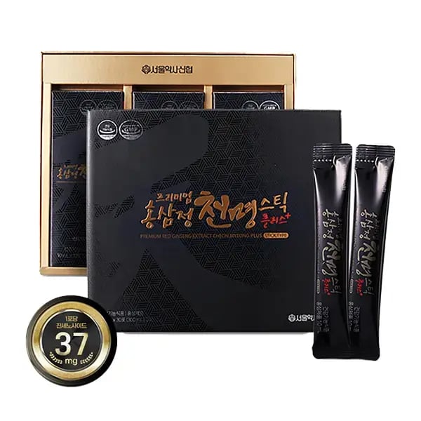 프리미엄 홍삼정 천명스틱 플러스 10ml 30입 쇼핑백 1개