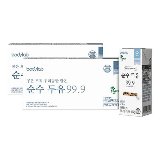 바디랩 순수두유 99.9 24팩 2박스