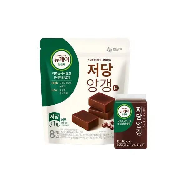 뉴케어 당플랜 저당양갱 40g 8입 1개