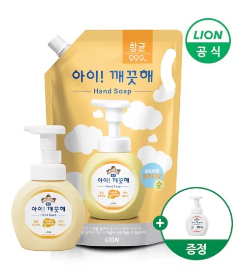 아이깨끗해 핸드워시 리필 1.8L 용기 250ml 250ml 공용기